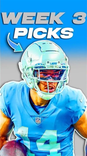 NFL Picks in 60 Seconds 🔥 (Week 3)