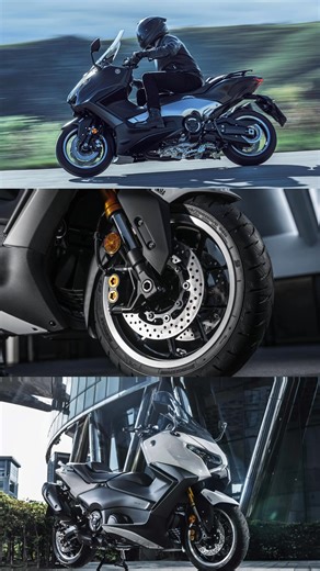 #Yamaha TMAX560新型発表♪ スクーターの気軽さとスポーツバイクの走りを両立した“オートマチック・スーパースポーツ”という独自ジャンルを築くモデルです。 街乗りからロングツーリングまで、どの場面でも安定した走行性能と上質さを感じられるのが特徴。562ccの水冷並列2気筒エンジンは滑らかで力強く、オートマながらバイクらしい加速感もしっかり楽しめます。 グレードは3種類。 まず TMAX560 ABS（標準） 本体1,320,000円（税込1,452,000円）。 発売日2026/1/20！ 軽快で扱いやすく、TMAXらしさを十分に味わえる“基本形”です。必要な装備は揃っていて、初めての大型スクーターにも向いています。 次に、 TMAX560 TECH MAX ABS 本体1,495,000円（税込1,644,500円）。 電動スクリーン、グリップ＆シートヒーター、クルーズコントロール、専用ホイール、調整式リアサスなど快適装備が充実。毎日乗る人や寒冷地・長距離ユーザーにはこちらが最適です。 そして特別仕様の 25th Anniversary。 発売日2026/2/25！ 限定カ
