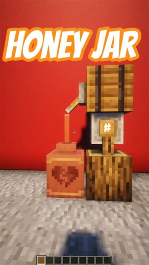 Honey Jar Build Minecraft 🍯🐝 #minecraft #shorts