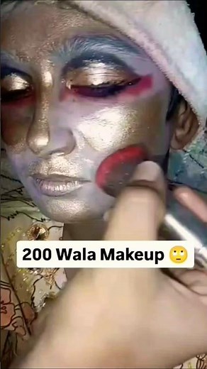 # 😱🙊👍# makeup short # makeup tutorial # 200 ka makeup # YouTube shorts # thanks to like share kre #