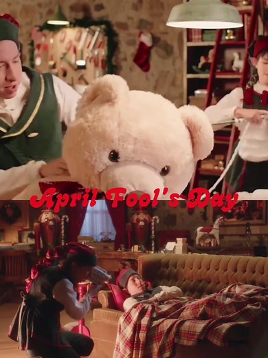 Even the Elf like too joke now and then… but Christmas magic is always real 🎅✨ #AprilFools #PortableNorthPole #PNP #Santa #viral
