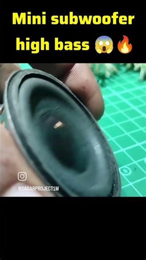 mini subwoofer Make a homemade incloser Bass boosted subwoofer