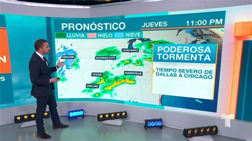16K views · 198 reactions | Se prevé tiempo severo desde Dallas hasta Chicago: 23 millones de personas tienen que estar alertas por el riesgo de tormentas. Pero no es la única zona del país afectada  | Noticias Telemundo | Facebook