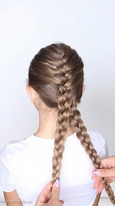 810K views · 5.4K reactions | Double braids ✨ #doublebraids #braidtutorial #braids #easyhairstyle #hairtutorial #hairstyleideas #quickhairstyles #hairhack #hairtok #reelsviral #trendingreels #saveforlater | Another Day Another Braid | Facebook