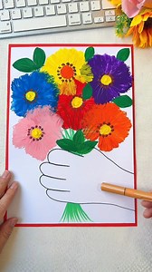 5.1M views · 27K reactions | Use a plastic bag to print out beautiful flowers and give them to your loved ones  | Art, Crafts and Journals | Facebook