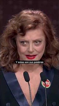 GOYA | Susan Sarandon: "The moral clarity of your president makes me feel less alone"