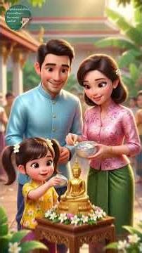 💦 เคยสงสัยไหม ทำไมต้องมี "นางสงกรานต์"? คลิปนี้มีคำตอบ! #สุขสันต์วันสงกรานต์