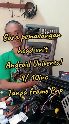 cara pemasangan head unit android tanpa frame Pnp, semoga bermanfaat #tvmobilandroid #headunitandroid #jevancaraudio #fyp