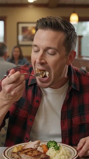 I'm not a computer at Golden Corral all you can eat TV commercial #halfbakedharvest