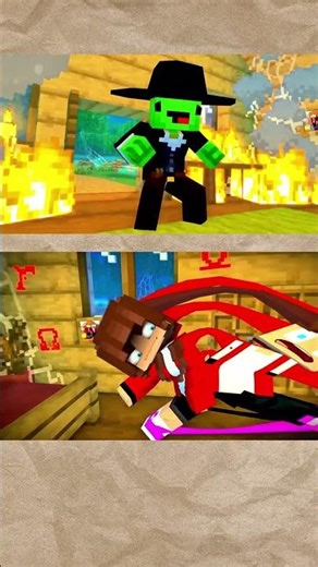 JJ and MINECRAFT JJ and CRAZY