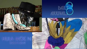 ~Hula Moon Boutique~ Located in Parker Square Shopping Center in the heart of Waimea. Like the moon that reflects the radiant light of the sun, their clothes compliment a woman's best assets, fit her silhouette, active lifestyle, and distinctive style. New inventory of dresses, tops, sweaters, bottoms, purses, shoes and jewelry arrive almost everyday, are offered in limited quantities, and are season specific, to insure exclusive looks for their customers. In addition to their inspiring collecti