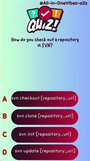 How do you check out a repository in SVN?