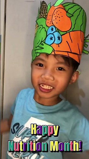 Fruit and vegetable hat for Nutrition Month | Ep1