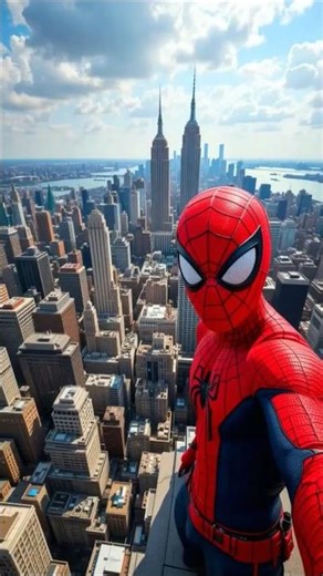 Spider-Man Takes Over the City 🏙️🕷️ #shorts #spiderman