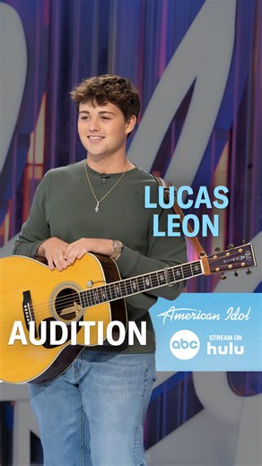 “I ain’t one for love, and I ain’t quick to pray.” 🩵🙏 Lucas Leon, we fell in love today. #americanidol | American Idol