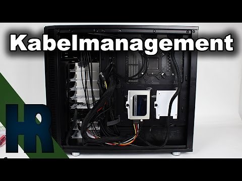 Kabelmanagement | PC richtig verkabeln Tutorial Deutsch - PC Bauen Part #12