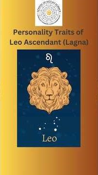 Personality traits of Leo Ascendant