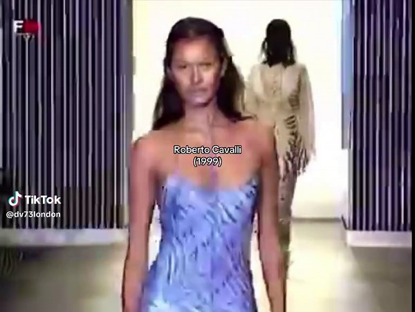 Vintage Roberto Cavalli Mini Dress from Spring/Summer 1999