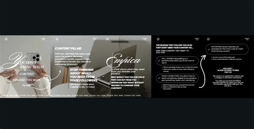 Seamless Carousels - Social Media Manager Templates - Instagram Carousels - Carousel Templates - Aesthetic Carousel - Social Media Manager - Etsy