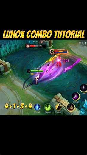 LUNOX BEGINNER TUTORIAL ✅ #mobalegends5v5 #moba5v5pippin #moba5v5english #lunox #shorts #viral