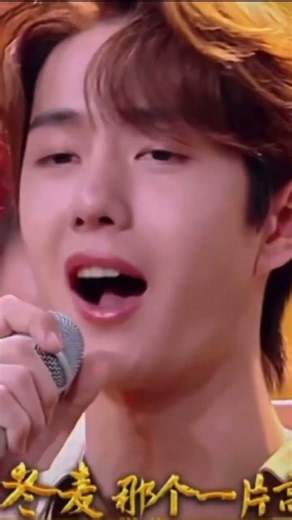 #王一博 💚《一片冬麦》💚可爱的奶音💚2019.6.【天天向上】💚#wyb