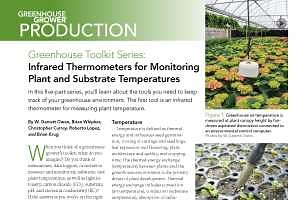 Infrared Thermometers for Monitoring Plant and Substrate Temperatures
