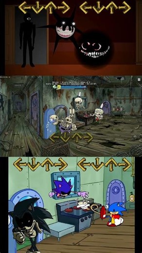 Friday Night Funkin' Mr. Krabs Skeleton Angry But Door vs Sonic - FNF Krusty Karolings Mods