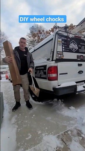 How to make wheel chocks out of scrap 6x6 #wheelchock #diytips #tools #diyproject #diybuild #diy