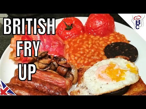 British Cook - British Cooking - British Breakfast Recipe - English Fry Up