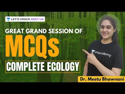 Great Grand Session Of MCQs | Complete Ecology | NEET Biology | NEET UG | Dr. Meetu Bhawnani