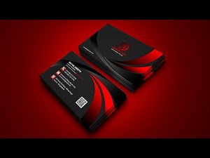 Make Professional Business Card - Photoshop Cc