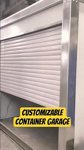 Customizable container garage#containerhome