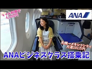 ANAビジネスクラスにマイルで搭乗・快適すぎるANAの13時間フライト