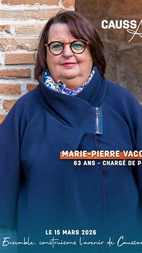 Cédric Vaissières Caussade Avenir on Instagram: "𝐃𝐞́𝐜𝐨𝐮𝐯𝐫𝐞𝐳 𝐂𝐚𝐮𝐬𝐬𝐚𝐝𝐞 𝐀𝐯𝐞𝐧𝐢𝐫 ✅ Aujourd’hui, nous avons le plaisir de vous présenter Marie-Pierre Vaccari, présente dans la liste Caussade Avenir. ➡️ 𝐒𝐚 𝐩𝐫𝐞́𝐬𝐞𝐧𝐭𝐚𝐭𝐢𝐨𝐧 Marie-Pierre, 63 ans, chargé de projets communication, vit à Caussade depuis plus de 22 ans. Depuis 2020, elle est élue au conseil municipal de Caussade et à la Communauté des Communes du Quercy Caussadais. Ce qui donne à Marie-Pierre une connaissanc