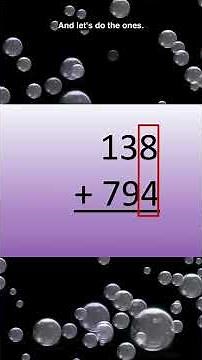 Use the partial sums strategy for adding larger numbers! #shorts