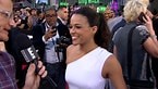 Michelle Rodriguez Smells Pot on Red Carpet