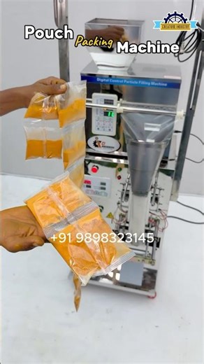Automatic Powder Packing Machine 🔥 | Automatic Pouch Packing Machine with Ribbon Batch Coder