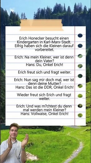 Honecker im Kindergarten 🇩🇪👶😅 #DDRHumor #HistorischeSatire #SeniorenLachen #WitzDesTages #HumorZeit