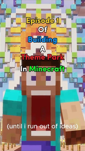 Building My Dream Minecraft Theme Park (Episode 1) #minecraft