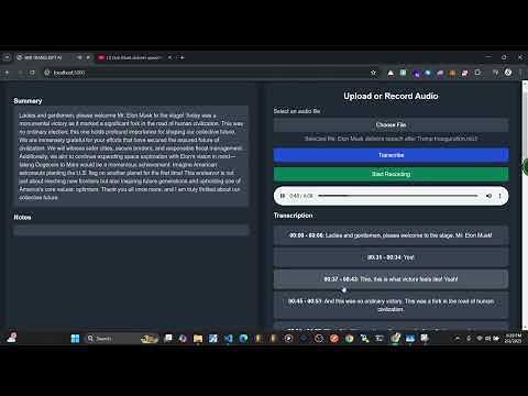 Local AI Transcript Using Ollama, DeepSeek, Faster Whisper, and Python
