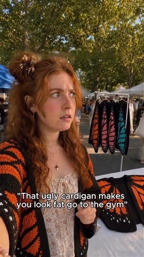 Is that what you really think about my butterfly cardigans ? 🦋🤍 #crochet #crocheting #whimsical