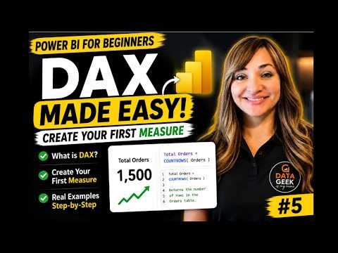 DAX Made Easy! Create Your First Power BI Measure
