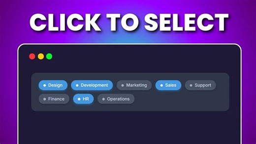 JS - 如何使用HTML、CSS和JS创建可选组件_哔哩哔哩_bilibili