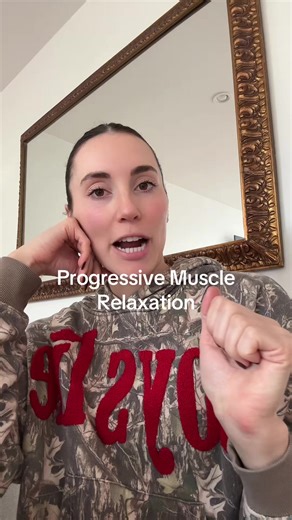 Progressive muscle relaxation can help you sleep! PMR is a simple way to tell your nervous system: you’re safe now. By gently tensing and releasing different muscle groups, we help the body let go of stored stress and come back into regulation. When the body softens, the mind often follows. #mentalhealth #skills #sleep #insomnia #anxietyrelief