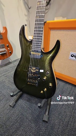 Schecter C-1 FR-S 50th Anniversary Guitar Gold Burst - Singapore