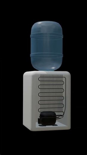 Water dispenser | LEARN LOW POLY Character Modeling - Model | Rig | Animate | Clone | Export