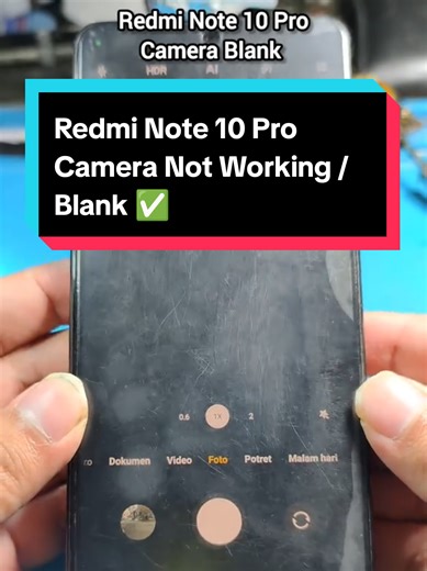 Redmi Note 10 Pro Camera Not Working / Blank ✅ Info Service WA : 087822270795 #servicehpbandung #xyzbca #redminote10pro #servicehandphonebandung #ramadhanvibes