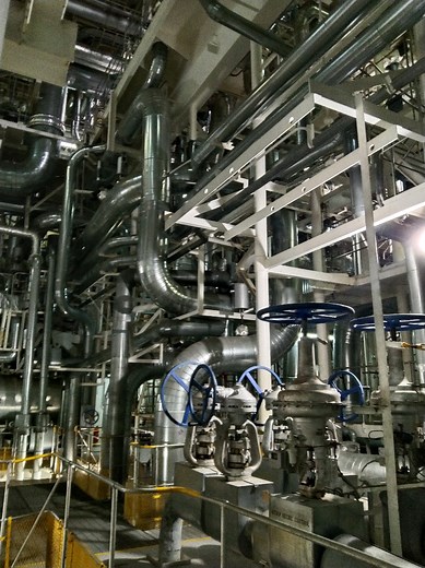 Inside the Engine Room of an LNG Carrier