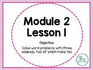 Engage NY Math PowerPoint Presentation 1st Grade Module 2 Lesson 1