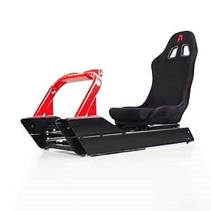 CS-Pro Modular Simracing Cockpit | Fully Adjustable | Direct drive Support,Compatible with Thrustmaster, Fanatec, Moza Racing on PC, Xbox and PS, Compatible with Wheels Up to 38NM,Includes Expansion Bracket